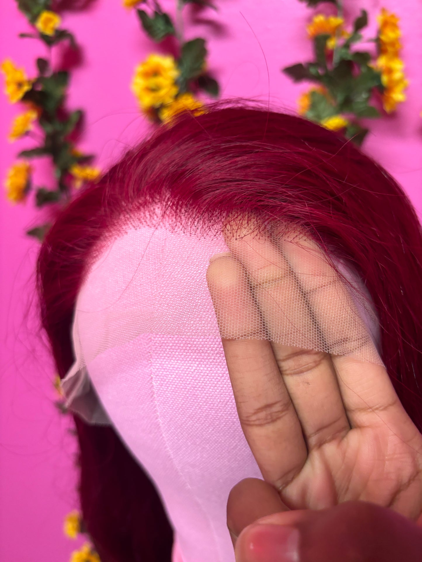 99J Burgundy Wig